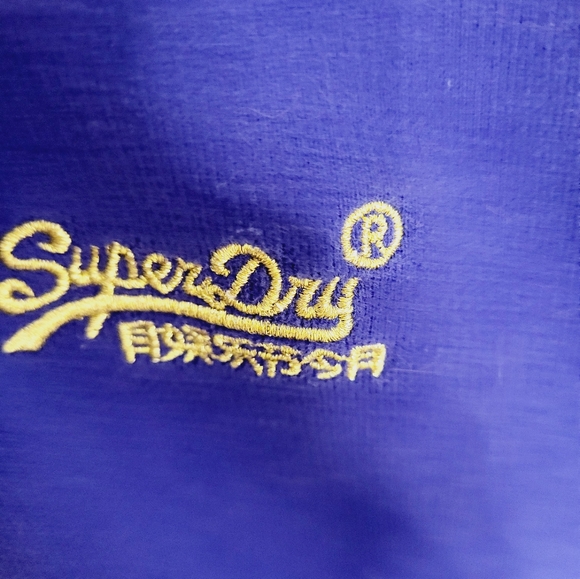 SUPERDRY Zip Up Hoodie Size 2 / 4 - Picture 6 of 8